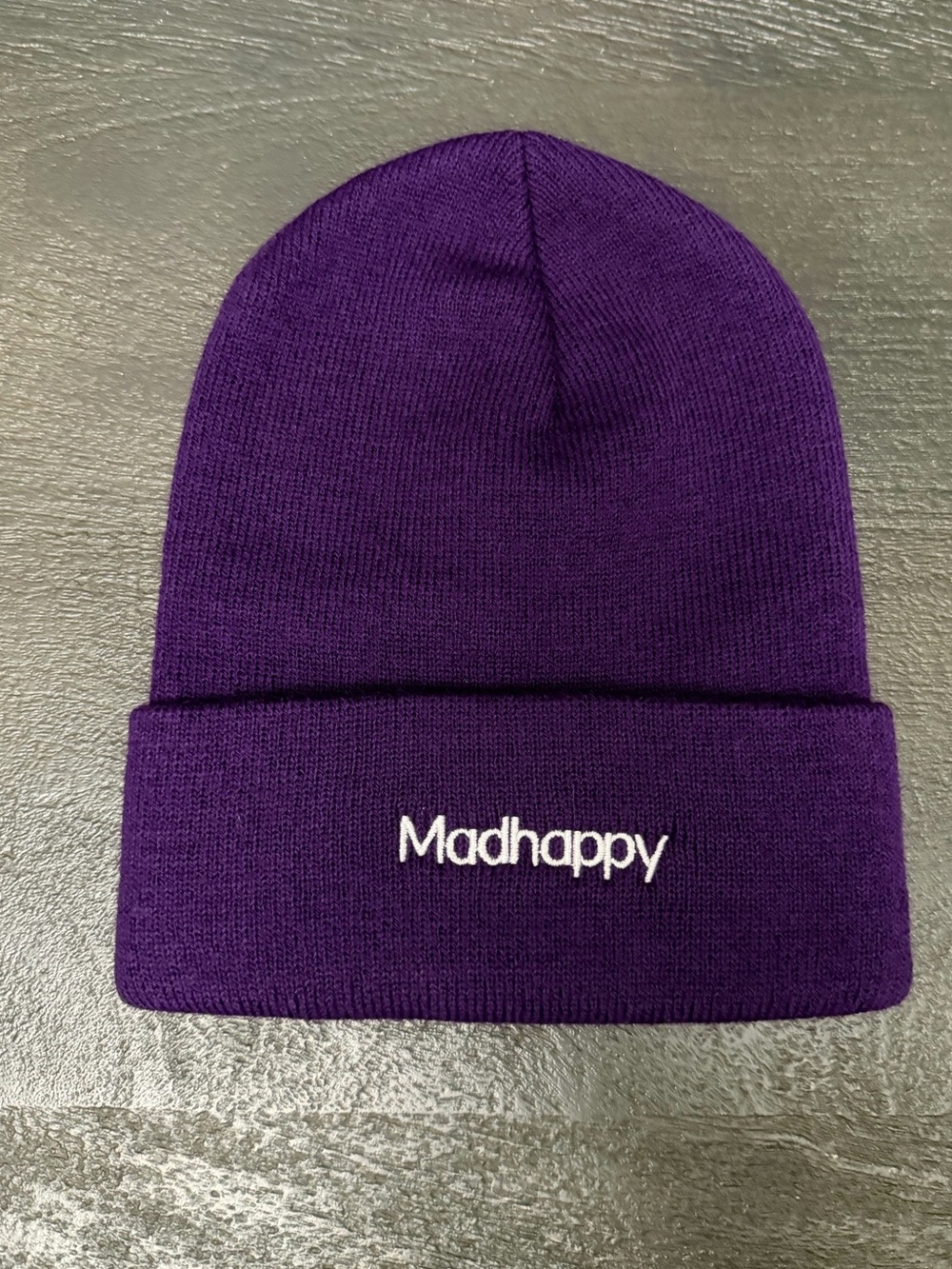 Madhappy Classic Knitted Beanie in the shade Mulberry NWOT